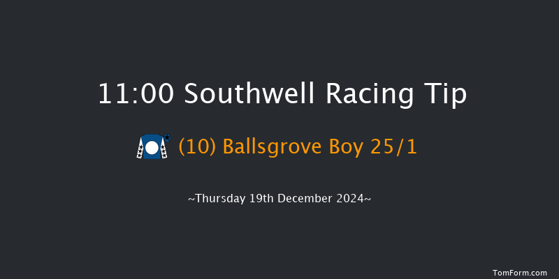 Southwell  11:00 Handicap (Class 6) 6f Mon 16th Dec 2024