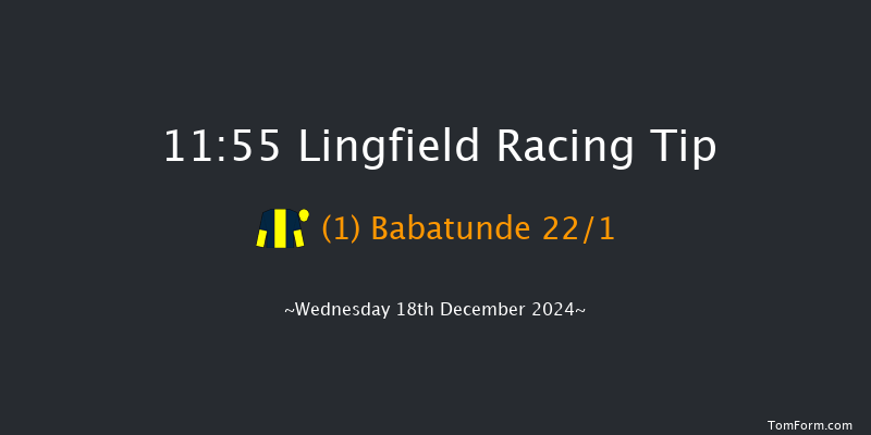 Lingfield  11:55 Maiden Hurdle (Class 4) 20f Wed 4th Dec 2024