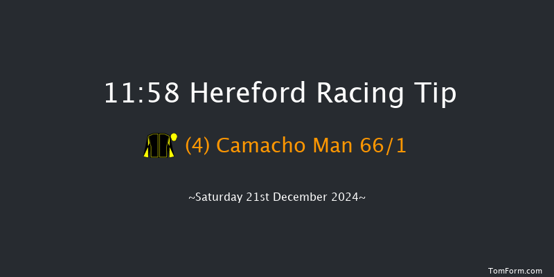 Hereford  11:58 Maiden Hurdle (Class 4) 16f Wed 11th Dec 2024