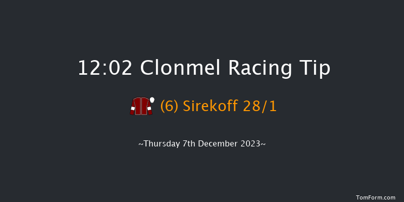 Clonmel 12:02 Maiden Hurdle 16f Thu 9th Nov 2023