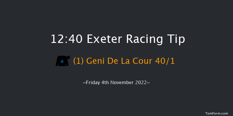 Exeter 12:40 Maiden Hurdle (Class 3) 22f Tue 18th Oct 2022