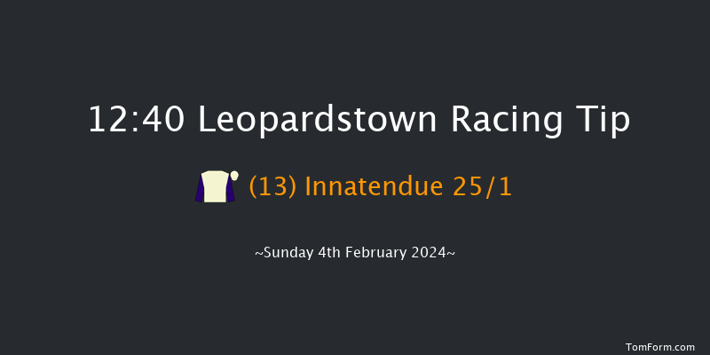 Leopardstown  12:40 Handicap Hurdle 18f Sat 3rd Feb 2024