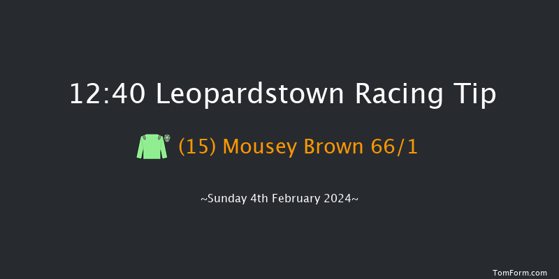 Leopardstown  12:40 Handicap Hurdle 18f Sat 3rd Feb 2024