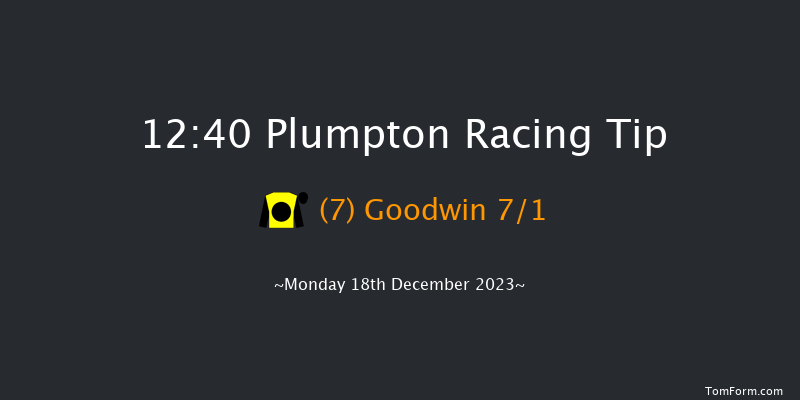 Plumpton 12:40 Maiden Hurdle (Class 4) 16f Mon 4th Dec 2023