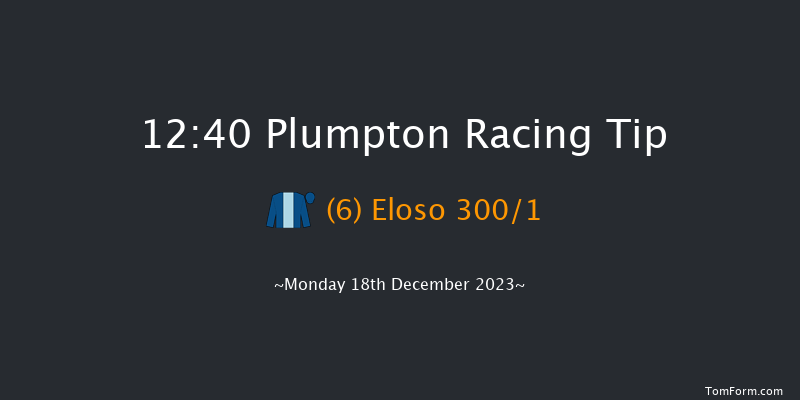 Plumpton 12:40 Maiden Hurdle (Class 4) 16f Mon 4th Dec 2023