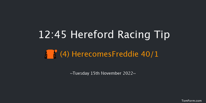 Hereford 12:45 Maiden Hurdle (Class 4) 16f Tue 8th Nov 2022