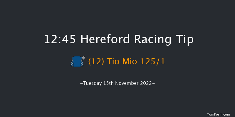 Hereford 12:45 Maiden Hurdle (Class 4) 16f Tue 8th Nov 2022