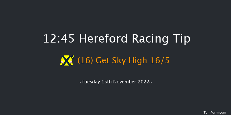 Hereford 12:45 Maiden Hurdle (Class 4) 16f Tue 8th Nov 2022