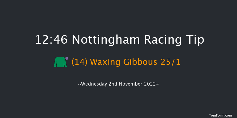 Nottingham 12:46 Maiden (Class 5) 8f Wed 26th Oct 2022