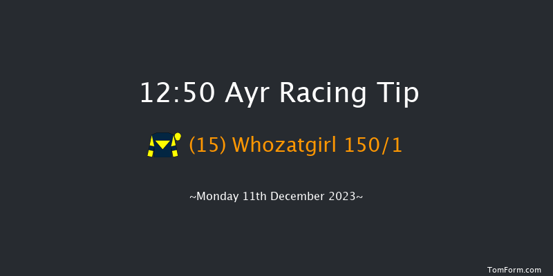 Ayr 12:50 Maiden Hurdle (Class 4) 16f Mon 4th Dec 2023