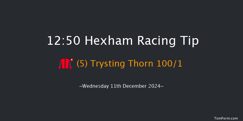 Hexham  12:50 Maiden Hurdle (Class 4) 16f Wed 20th Nov 2024