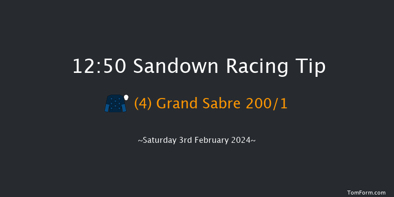 Sandown  12:50 Maiden Hurdle
(Class 3) 16f Fri 26th Jan 2024