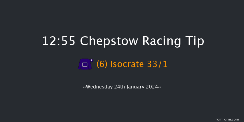 Chepstow  12:55
Maiden Hurdle (Class 4) 20f Wed 27th Dec 2023