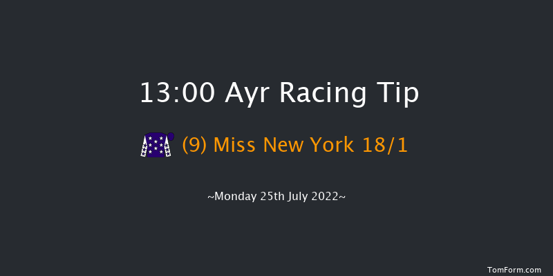 Ayr 13:00 Maiden (Class 5) 6f Mon 18th Jul 2022