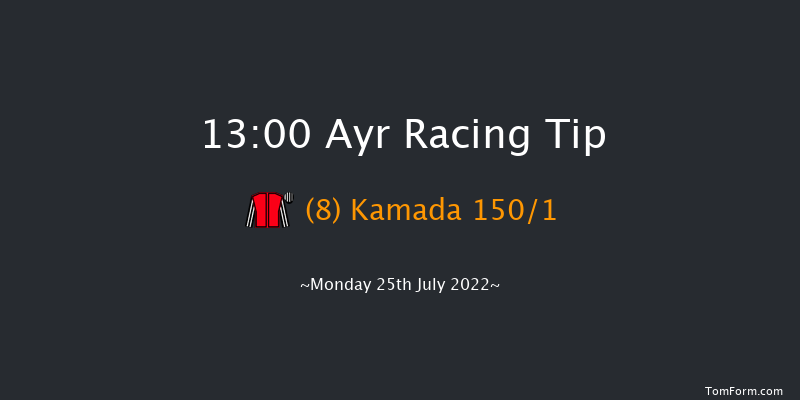 Ayr 13:00 Maiden (Class 5) 6f Mon 18th Jul 2022