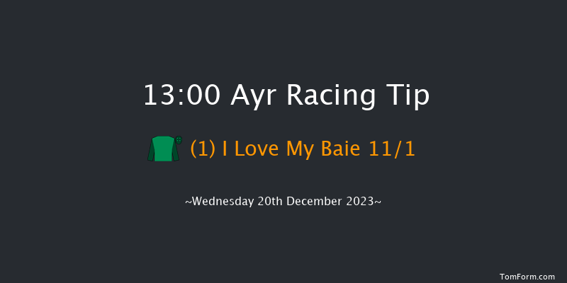 Ayr 13:00 Maiden Hurdle (Class 4) 20f Mon 11th Dec 2023