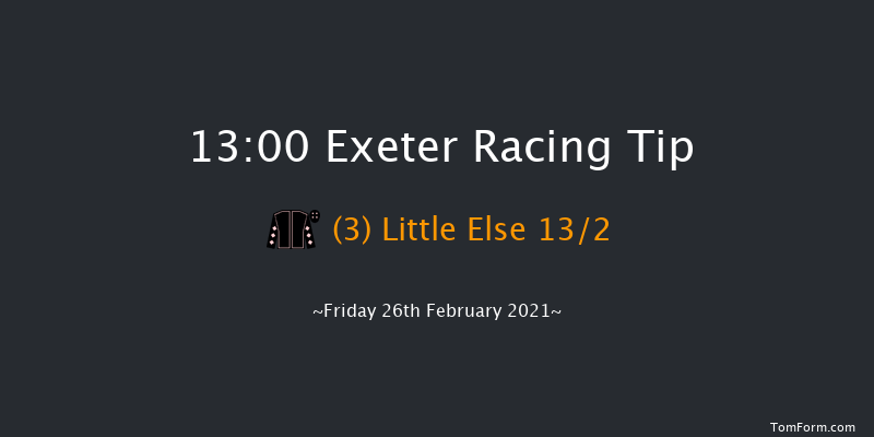 Topsham Mares' Novices' Hurdle (GBB Race) Exeter 13:00 Maiden Hurdle (Class 4) 17f Sun 14th Feb 2021