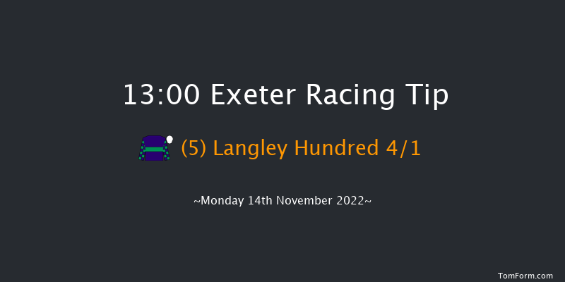 Exeter 13:00 Handicap Hurdle (Class 4) 23f Fri 4th Nov 2022