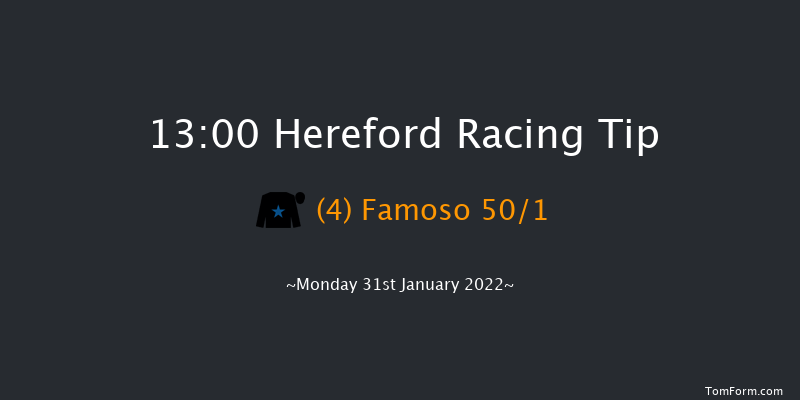 Hereford 13:00 Handicap Hurdle (Class 4) 16f Tue 4th Jan 2022