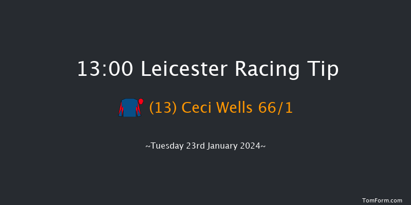 Leicester 13:00 Handicap
Hurdle (Class 5) 20f Wed 10th Jan 2024