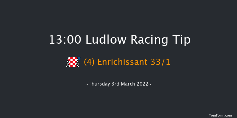 Ludlow 13:00 Handicap Hurdle (Class 5) 16f Wed 23rd Feb 2022