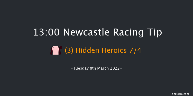 Newcastle 13:00 Novices Hurdle (Class 4) 20f Fri 4th Mar 2022