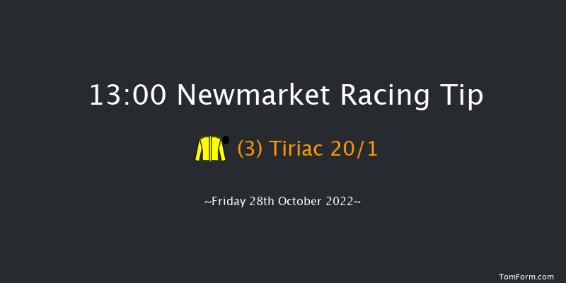 Newmarket 13:00 Stakes (Class 3) 6f Wed 19th Oct 2022