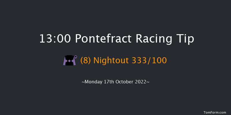 Pontefract 13:00 Stakes (Class 5) 6f Mon 3rd Oct 2022