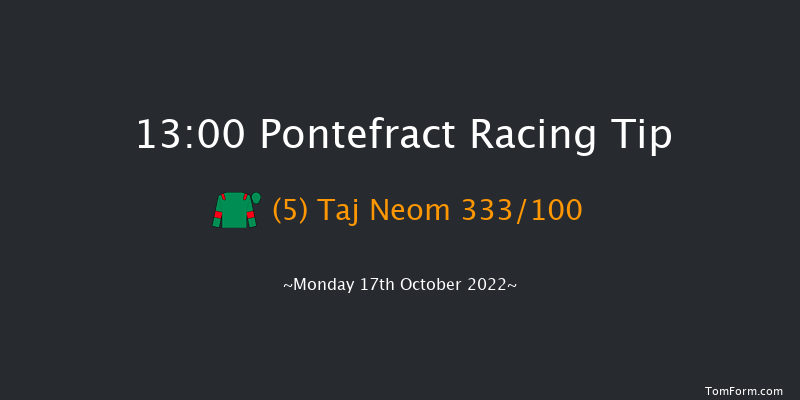 Pontefract 13:00 Stakes (Class 5) 6f Mon 3rd Oct 2022