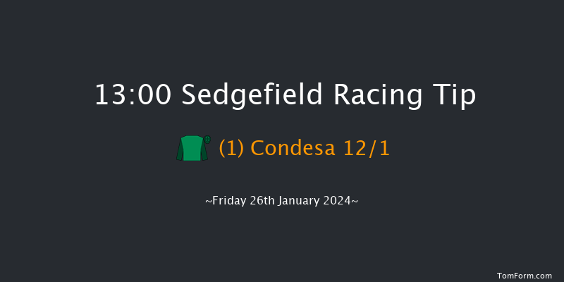 Sedgefield  13:00 Maiden Hurdle
(Class 4) 20f Fri 12th Jan 2024