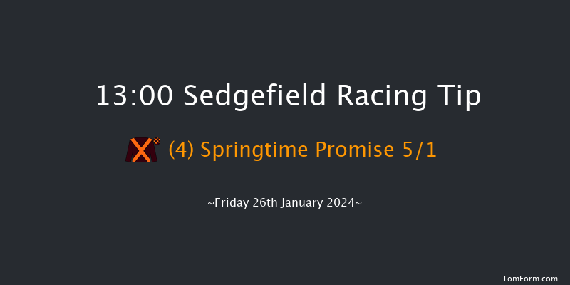 Sedgefield  13:00 Maiden Hurdle
(Class 4) 20f Fri 12th Jan 2024