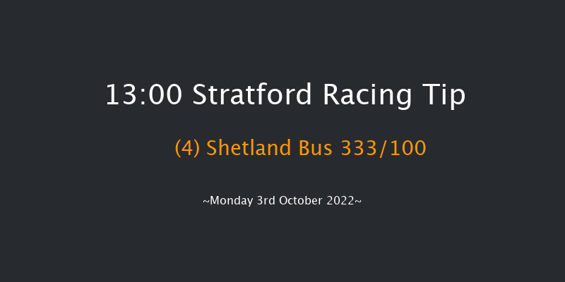 Stratford 13:00 Handicap Chase (Class 4) 23f Sat 3rd Sep 2022