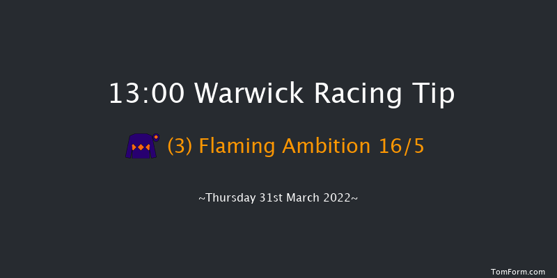 Warwick 13:00 Maiden Hurdle (Class 4) 21f Sun 13th Mar 2022