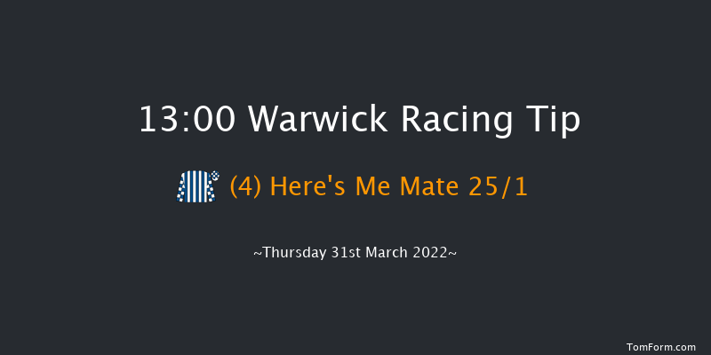 Warwick 13:00 Maiden Hurdle (Class 4) 21f Sun 13th Mar 2022