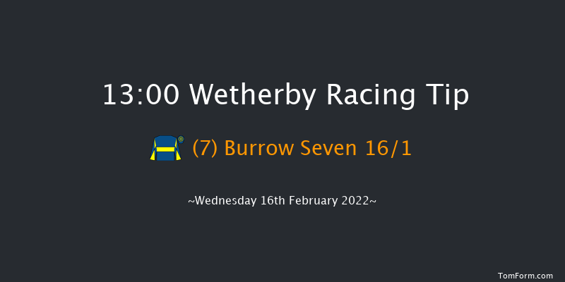 Wetherby 13:00 Novices Hurdle (Class 4) 20f Sat 5th Feb 2022