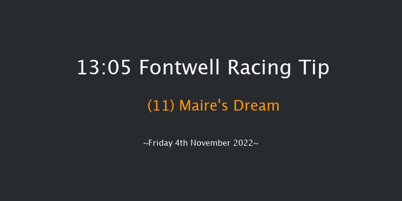 Fontwell 13:05 Maiden Hurdle (Class 4) 18f Wed 19th Oct 2022