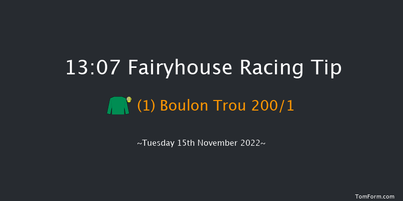 Fairyhouse 13:07 Novices Chase 21f Tue 8th Nov 2022