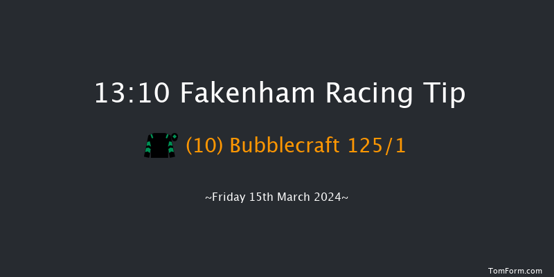 Fakenham  13:10 Maiden Hurdle
(Class 4) 16f Fri 16th Feb 2024