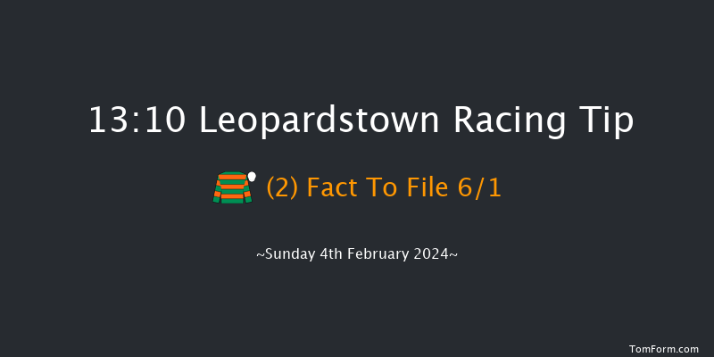 Leopardstown  13:10 Maiden Chase
22f Sat 3rd Feb 2024