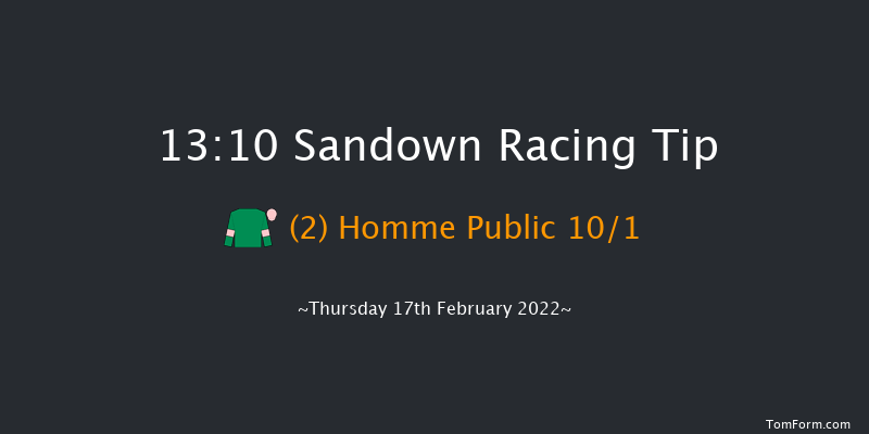 Sandown 13:10 Handicap Hurdle (Class 4) 16f Sat 5th Feb 2022