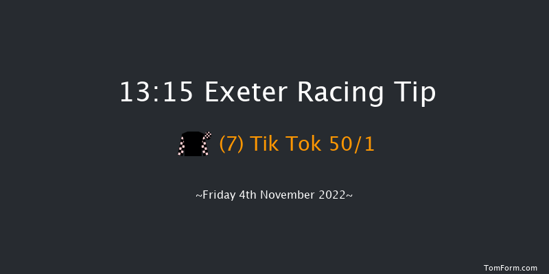 Exeter 13:15 Maiden Hurdle (Class 3) 17f Tue 18th Oct 2022