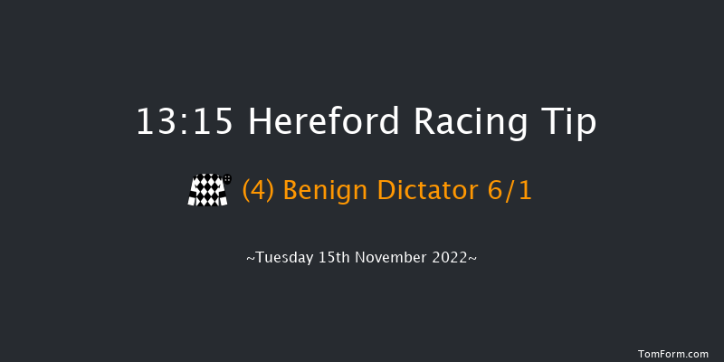 Hereford 13:15 Handicap Hurdle (Class 4) 22f Tue 8th Nov 2022