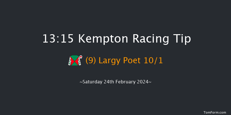 Kempton  13:15 Handicap Hurdle (Class 3)
21f Wed 21st Feb 2024