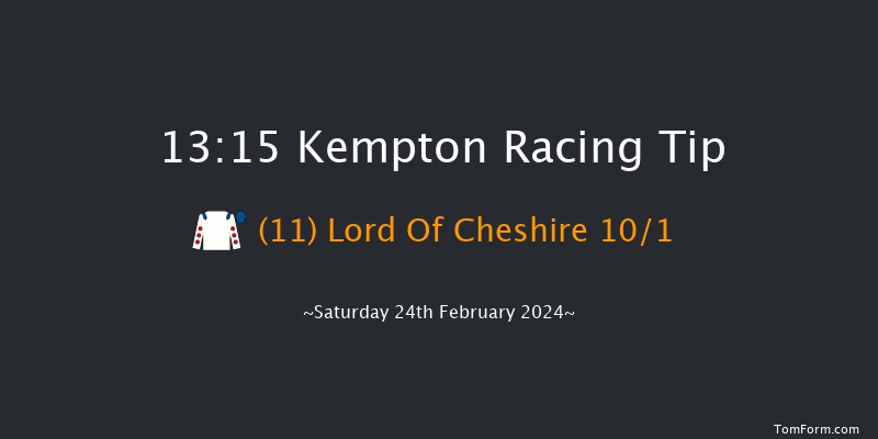 Kempton  13:15 Handicap Hurdle (Class 3)
21f Wed 21st Feb 2024