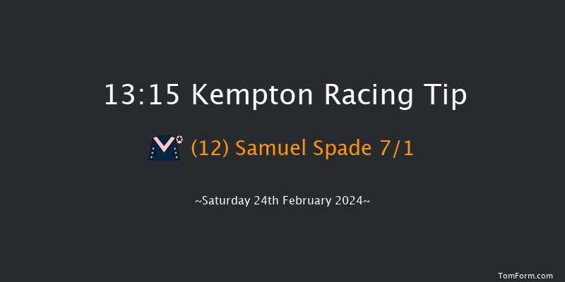 Kempton  13:15 Handicap Hurdle (Class 3)
21f Wed 21st Feb 2024