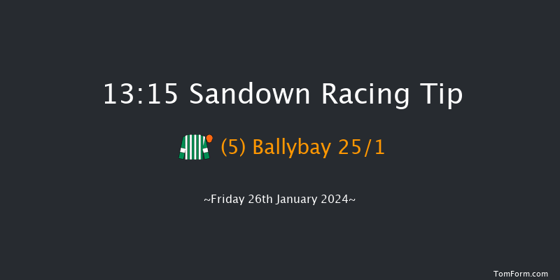 Sandown  13:15 Maiden Hurdle (Class
3) 16f Sat 9th Dec 2023