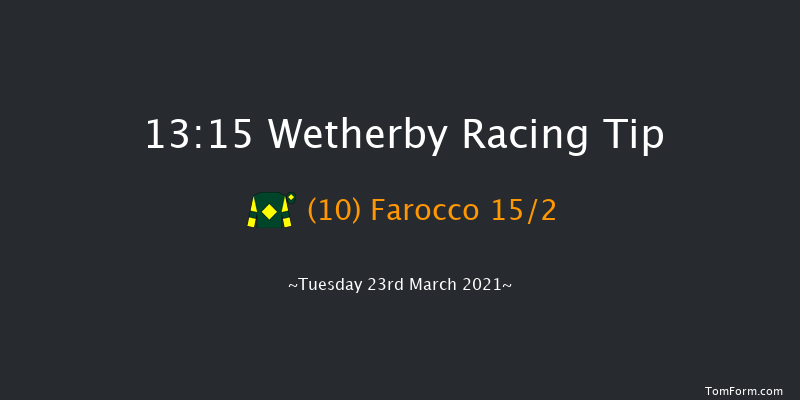 Visit racingtv.com Conditional Jockeys' Handicap Hurdle (Div 1) Wetherby 13:15 Handicap Hurdle (Class 5) 16f Mon 8th Mar 2021