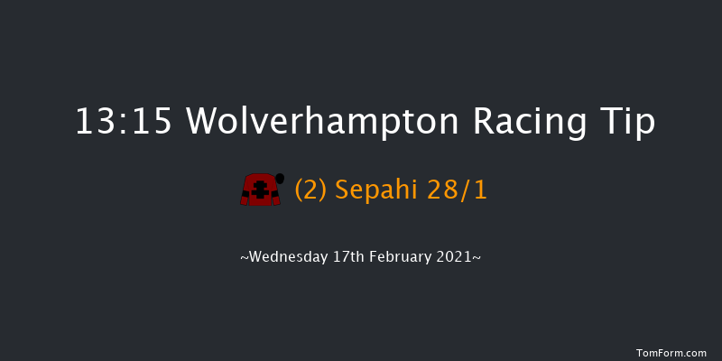 Bombardier Handicap Wolverhampton 13:15 Handicap (Class 6) 7f Mon 15th Feb 2021