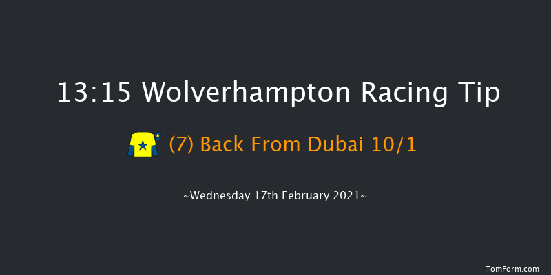 Bombardier Handicap Wolverhampton 13:15 Handicap (Class 6) 7f Mon 15th Feb 2021