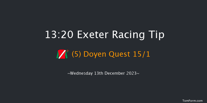 Exeter 13:20 Maiden Hurdle (Class 4) 17f Sun 26th Nov 2023